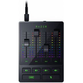 RAZER All-in-one Analog Mixer Console-mengpaneel Aantal kanalen:4 USB-aansluiting