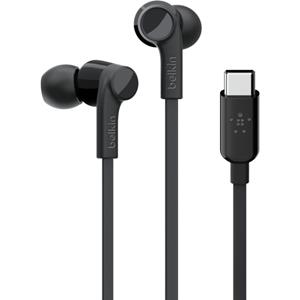 Belkin Rockstar Usb-c Headphones - Zwart