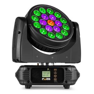 BeamZ FUZE1910 wash moving head - 3 LED ringen - 19x 10W LED's