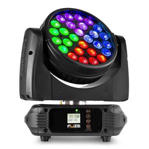 BeamZ FUZE2812 wash moving head met zoom - 28x 12W LED's