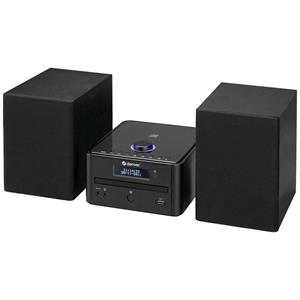 MDA-270 Stereoset AUX, Bluetooth, CD, DAB+, FM, USB Incl. afstandsbediening, Incl. luidspreker 2 x 5 W Zwart