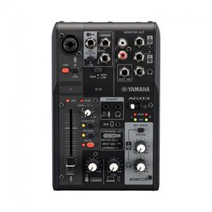 Yamaha AG03MK2B Console-mengpaneel Aantal kanalen:3 USB-aansluiting