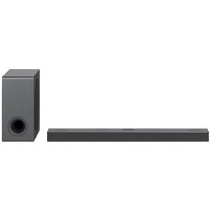 LG Dolby Atmos Soundbar S80QY 3.1.3 Kanäle 480 Watt | kabelloser Subwoofer - Die LG Soundbar DS80QY bietet Ihnen eine satte Leistung von 480 Watt und auf 3.1.3 Kanälen ein krist