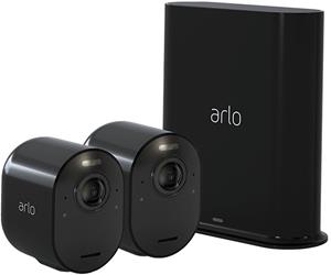 ARLO Ultra 2 Spotlight 2cam Kit black VMS5240B-200EUS WiFi IP-Bewakingscameraset Met 2 cameras 3840 x 2160 Pixel