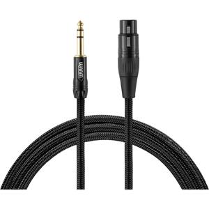 warmaudio Warm Audio Premier Series XLR Verbindungskabel [1x XLR-Buchse - 1x Klinkenstecker 6.35 mm] 1.80m Sch