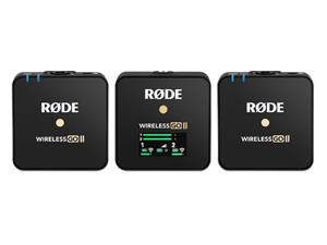 RODE Microphones Wireless GO II Dasspeld Spraakmicrofoon Zendmethode:USB Incl. tas, Incl. windkap, Incl. kabel