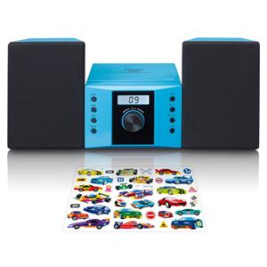 Lenco MC-013 BU FM Radio and CD Player for Kids