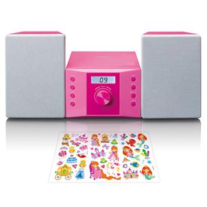 Lenco MC-013 PK FM Radio and CD Player for Kids