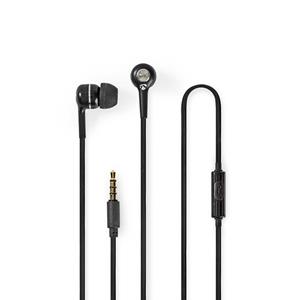 Nedis HPWD2020BK Earphones with Microphone (Black)