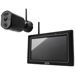 ABUS EasyLook BasicSet PPDF17000 Bewakingscameraset Radiografisch 4-kanaals Met 1 camera 2304 x 1296 Pixel 2.4 GHz