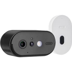 ABUS Akku Cam PPIC90000B WLAN IP-Überwachungskamera-Set 2-Kanal mit 1 Kamera 1920 x 1080 Pixel