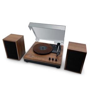 Muse MT-108BT Stereo platenspelersysteem met bluetooth en USB hout