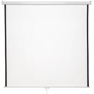 tectake Beamer-Leinwand, ausziehbar, verschiedene Formate, Doppelschicht-Gewebetuch, faltenfrei