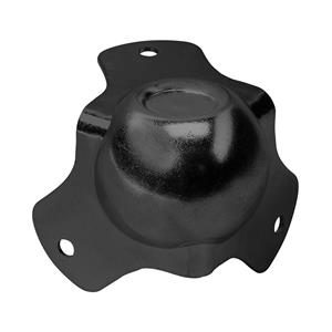 Adam Hall 4122 BLK Bolhoek medium stapelbaar zwart