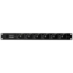 Omnitronic ZD-160B Zone-verdeler Zwart