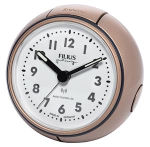 Filius 0544-18 Funk-Wecker Roségold-Metallic