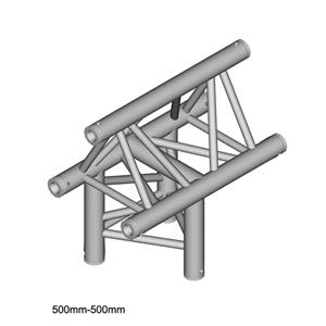 Duratruss DT 33/2-T37-T driehoek truss T-stuk apex up