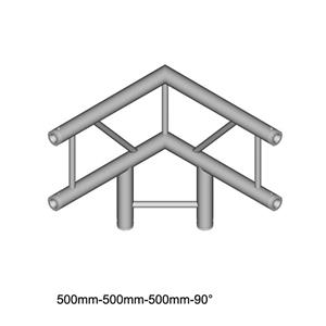 Duratruss DT 32/2-C31V-LD90 laddertruss 3-weg T-stuk 90° verticaal