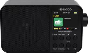 Kenwood CRM30DAB DAB radio Zwart