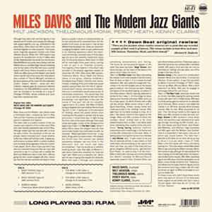 Original Jazz Classics And The Modern Jazz Giants - Miles Davis