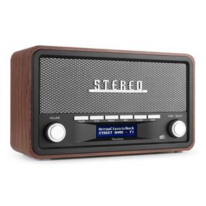 Audizio Retourdeal -  Foggia retro DAB+ radio met Bluetooth - Stereo