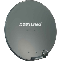 Kreiling KR AE 80 STYLE ALU Satellitenschüssel - Sat-Spiegel, 80cm Durchmesser, Aluminium, 40mm Feed-Aufnahme