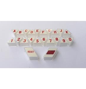 Fiftiesstore Wurlitzer 2410 Druktoetsen Set