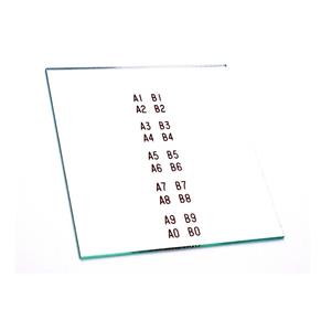 Fiftiesstore Seeburg programma ruitje G-H (bedrukt) model 100G / W / R / J