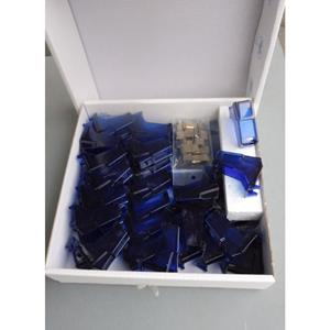 Fiftiesstore BAL-AMI Super 40 Drukknoppen Set Blauw