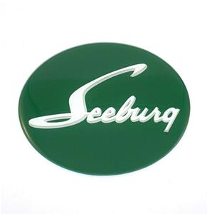 Fiftiesstore Seeburg Zijkant Embleem In Kabinet (Groen) Model V200