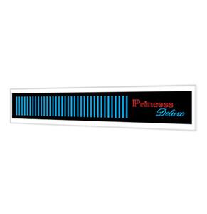 Fiftiesstore Rock-Ola 435 Princess Deluxe Ruit Voorkant Sticker