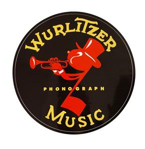 Fiftiesstore Johnny One Note Sticker Voor Stapelplaat Voor Wurlitzer Pre 1250 Models