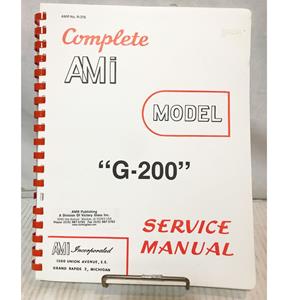 Service Manual - AMI Jukebox Model G-200