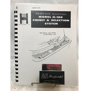 AMI H-100 / I-100 Jukebox Service Manual Credit And Selection System
