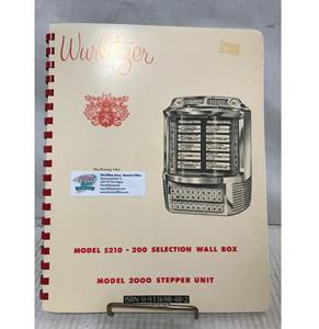 Fiftiesstore Wurlitzer 5210 Wallbox And 2000 Stepper Service Manual