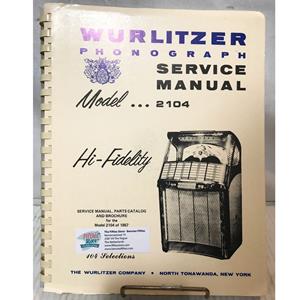 Fiftiesstore Service Manual - Wurlitzer Jukebox Model 2104