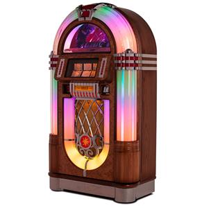 Fiftiesstore Sound Leisure Slim Line 80-CD Jukebox 1015 - Medium Eiken