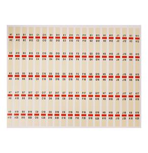 Fiftiesstore AMI WQ200 Wallbox Nummer Strips - Beige