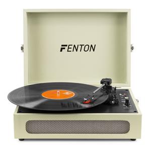 Fenton RP118C retro platenspeler met Bluetooth in /out en USB - Crème