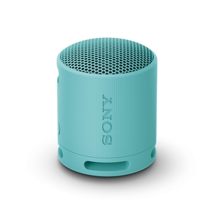 Sony SRSXB100L.CE7 Bluetooth Lautsprecher Freisprechfunktion, spritzwassergeschützt Blau