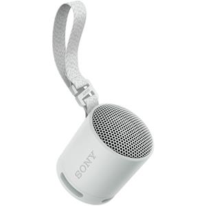 Sony SRSXB100H.CE7 Bluetooth Lautsprecher Freisprechfunktion, spritzwassergeschützt Hellgrau