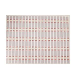 AMI WQ200 Wallbox Nummer Strips - Grijs