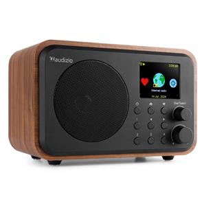 Audizio Vicenza - DAB+ en WIFI Radio met Bluetooth - Op accu - Zwart /