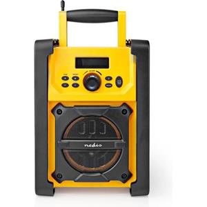 Nedis Rdfm3100yw Fm-bouwradio 15 W Bluetooth Ipx5 Handvat Geel / Zwart