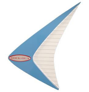 Fiftiesstore Rock-Ola Tempo 2 Jukebox Boomerang Voor Op De Grill