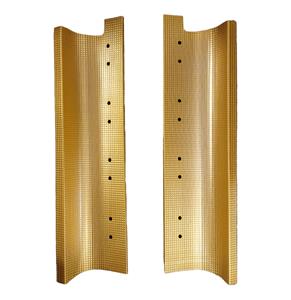 Fiftiesstore Seeburg V200 Gouden Metalen Zijpanelen Voor Grill (Set)