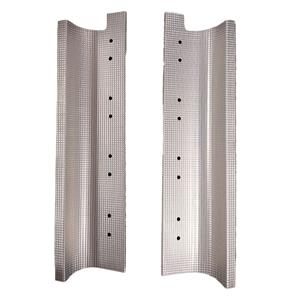 Fiftiesstore Seeburg VL200 Zilveren Metalen Zijpanelen Voor Grill (Set)