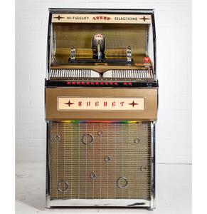 Fiftiesstore Sound Leisure Rocket 80 CD Jukebox Eiken