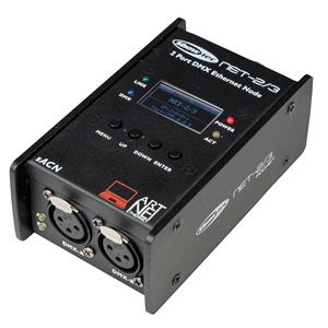 Net-2/3 Pocket 2-kanaals ArtNET-DMX node 3p XLR