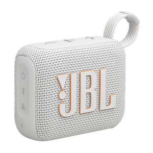 JBL Go 4 White Bluetooth Speaker